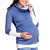 wlgreatsp 多機能 マタニティ看護ブラウス 妊娠中の母乳授乳用ブラウス