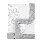 Just Born Ruffled Medallions Valboa/Supersoft Blanket by Triboro