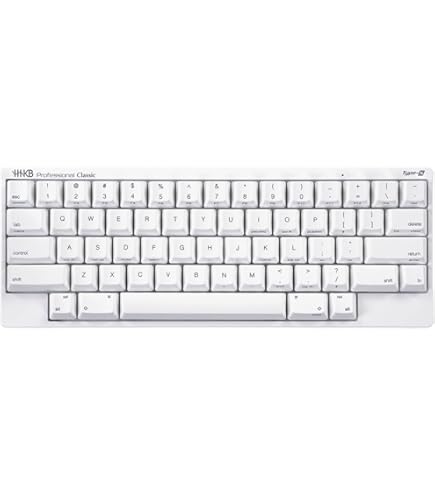 Amazon | HHKB Professional HYBRID Type-S 英語配列／雪、無刻印キー