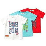 Bobson 半袖Tシャツ(80～130cm) キムラタンの子供服 レッド 120 ( 77149x77649-152 )