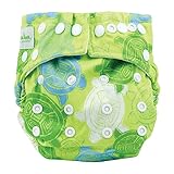 Bumkins Snap In One Cloth Diaper, Green Turtle by Bumkins
