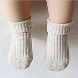 ベビーソックス　１０-１2cm 0歳-4歳くらい 選べる6色　滑り止め付き カラー無地　ベビー靴下 男女兼用 男の子用　女の子用 赤ちゃん 靴下 3点セット ランダム3点 梱包 できます