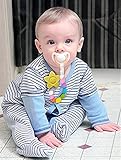 シリコーンおしゃぶりはどれおしゃぶりやおしゃぶり赤ちゃんの歯が生える短鎖おしゃぶりと玩具BPA無料シリコーンの使用をクリップ