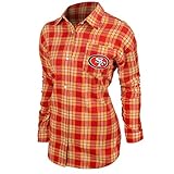 NFL Womens Wordmarkフランネルシャツ M レッド