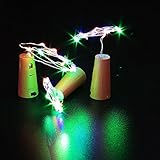 LEDイルミネーションライト 防水銅線(3pcs)ワイヤー 7CM 23LEDs 高輝度 星空フェアリーライト DIY 銅線ストリングスライト 雰囲気作り ボトルランプ 家、パーティー、結婚式、クリス