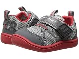 [ツキホシ] Tsukihoshi Kids ボーイズ B. Marina (Toddler) スニーカー Steel/Red 7 Toddler(14cm) - M [並行輸入品]