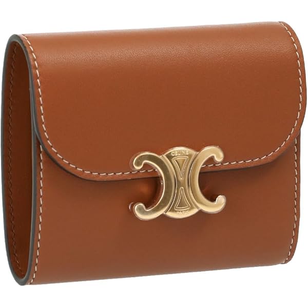 Amazon | [セリーヌ] 三つ折り 財布 スモール フラップ ウォレット  