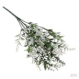 Dovewill プラスチック製　手芸材料　造花　人工植物　ウェディング　パーティ　花束　装飾　10本