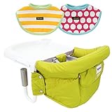 イングリッシーナ ファスト テーブルチェア Inglesina fast ベビーチェア＆Fario ファリオ 2P背止めマジックスタイ レッドドット W8274-0-21 ライム