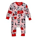 <br>△▼スヌーピー【Peanut】国内正規品▼△スヌーピーふわふわフリースロンパース90cm (90cm)