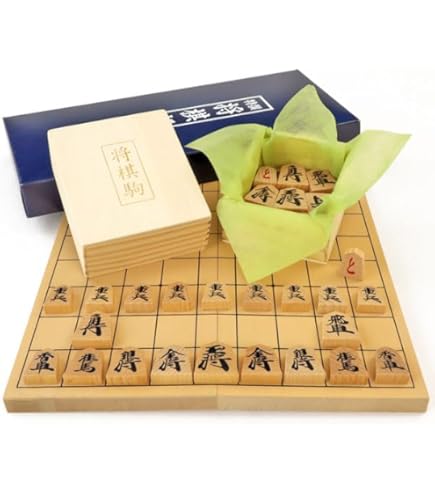 Amazon | 新桂4号折将棋盤と天童木製将棋駒【鈴花堂オリジナル駒の動き