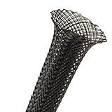 Xscorpion et141bk拡張可能な編組Sleeving 1 / 4in 100 ft