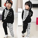 (韓国スタイル子供服) キッズセットアップ 男の子上下セット 配色ポケット付きパーカーデザイン100cm 110cm 120cm 130cm 140cm black,110
