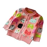 ZHUANNIAN SWEATER ベビー・ガールズ カラー: ピンク