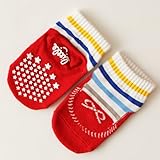 (タビオ)Tabio 靴下屋 ベビーモカシン風ソックス9～12cm レディース 日本製 オフホワイト+アカ