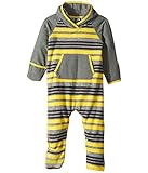 (ザノースフェイス) THE NORTH FACE ベビー服 Glacier One-Piece (Infant) Canary Yellow Varigated Stripe Print 18-24