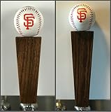San Francisco Giants BaseballソリッドOakタップハンドル 11.5"