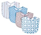 Trend Lab Bib Set, Blue, Logan, 4 Count by Trend Lab [並行輸入品]