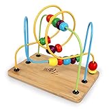 【 Alnair 】 ビーズコースター ルーピング 木のおもちゃ 木製 おもちゃ こども 知育玩具 【 送料無料 】 (mwz-7012)