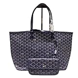 丈夫軽量レディーストートバッグ ゴヤール　GOYARD　　多色選べる (ネイビー)