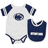 Penn State Nittany Lions Infant roll-out Onesieとよだれかけセット ブルー