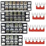 固定端子台 端子台 組合せ端子台 固定端子台 組合せ端子台 600 V 15 A 家庭用電化製品に最適 機械的用途 電子回路 [並行輸入品]