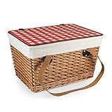 カナスタブラウンナチュラルフラット蓋バスケット