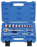 KT Pro Tools A3504SR 3/8' Drive 6-Point Socket Set [並行輸入品]