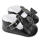 Domybest ベビーシューズ　革　女の子　夏秋　リボン　柔らかい　オシャレ キッズ 赤ちゃん　子供　祝い お出かけ 日常生活