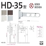 川口技研:腰壁用ホスクリーン HD-35型(2本入) ST(ステンカラー) HD-35-ST