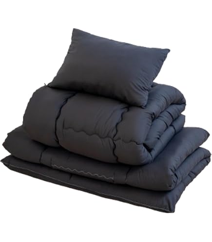 Amazon｜ふとんセット 布団 寝具セット シングル 4点 固わた 三層構造