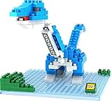 Little Treasures Loz diamond blocks Brontosaurus Dinosaur series I-block fun compatible to Nanoblock