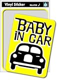 SK-163 Baby in car-yellow02 ベビーインカー 出産祝いや車に