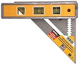 ［Johnson］スクエア定規＆マグネット水平器バリューパック【ヘビーデューティー】●ツーバイフォー2ｘ4、2ｘ6アメリカ製