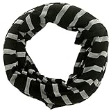 Warmhol Nursing Happens Infinity Breastfeeding Scarf Nursing Covers Grey Chevron Black and Grey Stri