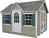 Little Cottage Company Classic Wood Cottage DIY Playhouse Kit, 10' x 10' [並行輸入品]