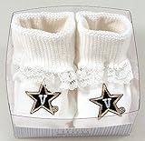 Vanderbilt Commodores Boxed Baby Booties withレース