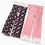 2枚組モンキースパッツ　コン総柄　85cm