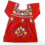 Mexican artisans BABY_COSTUME ベビー・ガールズ US サイズ: one size fits all カラー: レッド