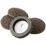 SuperSliders Formed Felt Furniture Movers for Hard Surfaces (4 Piece), 1", Brown [並行輸入品]