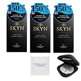 【3箱セット】 SKYN EXTRA LUB コンドーム 10個入り + オリジナルコンドームケース + ペペ ローション プロローグ 5ml