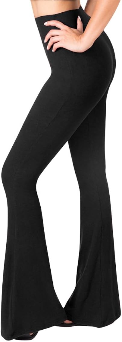 SATINA Women's High Waisted Flare 