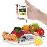 Greentest テストデジタル即時食べ物硝酸塩・放射線検出器。肉、果物、野菜用(白)