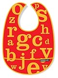 Crocodile Creek Letters Bib - Red by Crocodile Creek