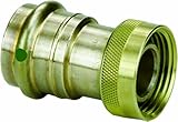 Viega 90366 PureFlow ProPress Manabloc供給アダプタwith 1-inch by 1-inch ProPress x Manabloc