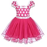 IBTOM CASTLE Toddlers Girls' Polka Dots Christmas Birthday Princess Outfits Party Cosplay Pageant Co