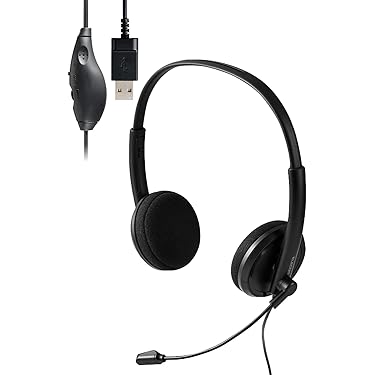 未開封品】 マイク付き有線ヘッドセット W550X talomen ブラック