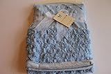 Beautiful Rosette and Star Blue Baby Blanket 30x40" (76x101cm) [並行輸入品]