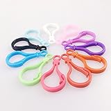 Mamimami Home おしゃぶりを作るためのクリップ プラスチック製 DIY 歯固め 赤ちゃんのおもちゃ　ママ看護ジュエリー おしゃぶり　おしゃぶりホルダー [100個・混合色]