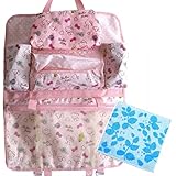 ベビーカー や カーシート 収納 に サンリオ キティ ちゃん の ポケット バッグ ミニ タオル セット (2.Bセット)